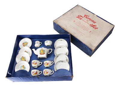 Lot 923 - Coronation and commemorative doll's and children's tea sets