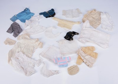 Lot 942 - A selection of small to medium sized doll's under garments