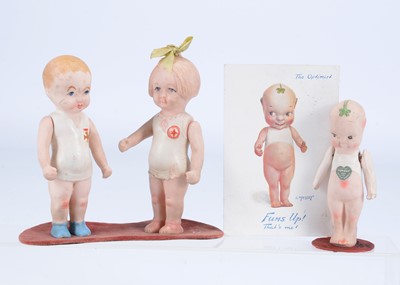 Lot 975 - An English Fums Up the Optimist all bisque figure