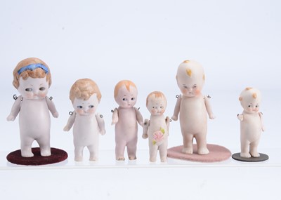 Lot 981 - Six googly eyed character baby dolls