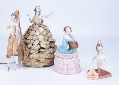 Lot 995 - Two rare Dressel and Kister half dolls