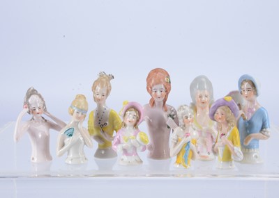 Lot 997 - Nine pin or half dolls