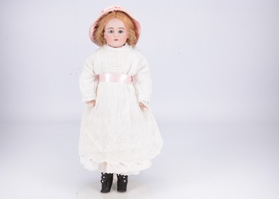 Lot 1010 - A Kestner 166 bisque shoulder head child doll