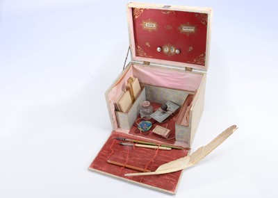 Lot 1046 - A child's writing box 'Papeterie'