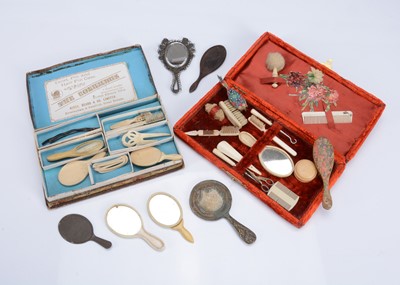 Lot 1054 - Doll's vanity cases