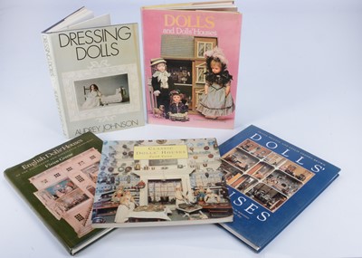 Lot 1079 - Five doll/ dolls house reference books