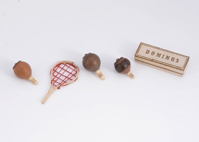 Lot 1093 - 19th century doll's games