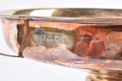 Lot 25 - A George V silver presentation rose bowl