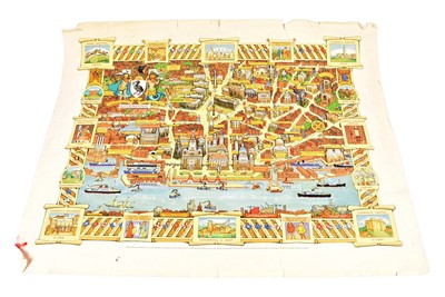 Lot 111 - A Liverpool map