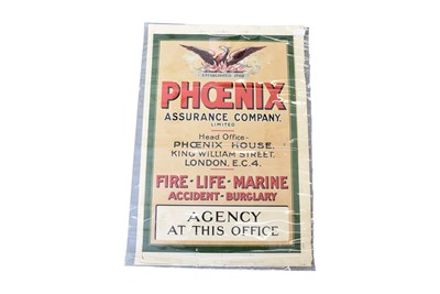 Lot 112 - A Phoenix Assurance Company Limited advertising poster