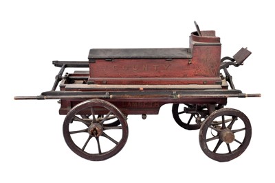 Lot 118 - An early 19th Century model fire engine