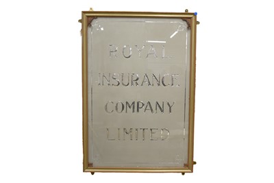 Lot 126 - A large advertising mirror