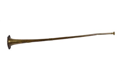 Lot 131 - A trumpet c1800