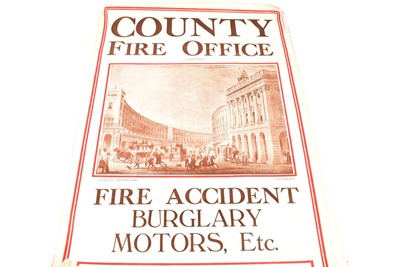Lot 151 - A group of seven  County Fire Office Posters