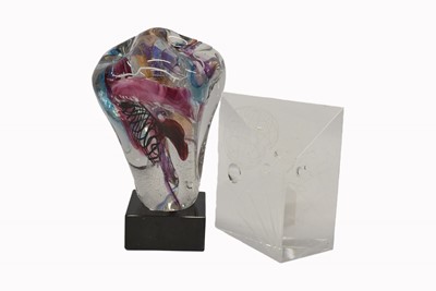 Lot 162 - A glass presentation sculpture