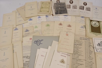 Lot 166 - A quantity of dinner invitations