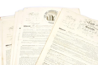 Lot 194 - A collection of Law Life Assurance Society Policies