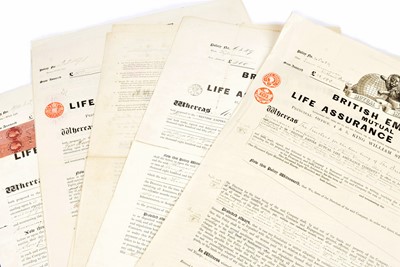Lot 195 - The British Empire Mutual Life Assurance Company insurance policies
