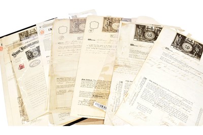 Lot 199 - A collection of early 19th Century Sun Fire Office policies