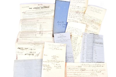 Lot 213 - The London Assurance half yearly Life Insurance Policy for Charles XV King of Norway and Sweden 1869