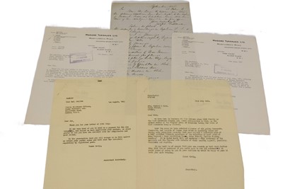Lot 234 - Correspondence relating to an inventory for the 1856 Madame Tussaud's exhibition