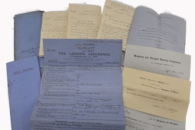 Lot 243 - Various correspondence relating to Admiral Henry Anthony Trollope 1837-1894