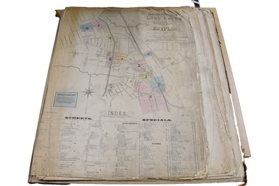 Lot 253 - Charles E Goad: Index to Insurance Plans, A Goad book relating to Long Eaton and Lincoln
