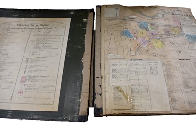 Lot 256 - Charles E Goad: Index to Insurance Plans, A Goad book relating to Reading