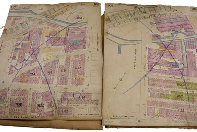 Lot 257 - Charles E Goad: Index to Insurance Plans, Goad loose pages relating to Sunderland