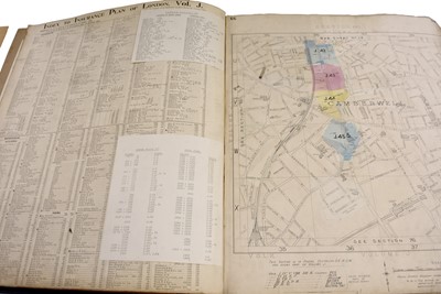 Lot 261 - Charles E Goad: Index to Insurance Plans, A complete set of Goad books relating to London