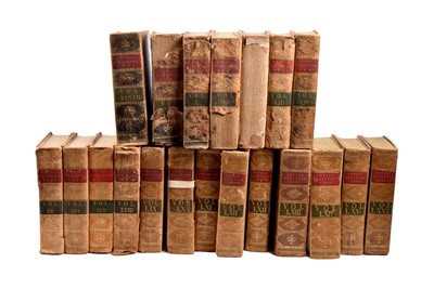 Lot 273 - A quantity of bound volumes The Annual Register or a view of the History, Politics and Literature for the years 1759-1824