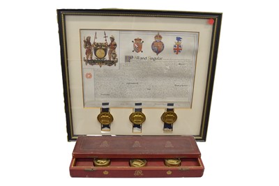 Lot 298 - Guildhall Insurance Company Grant of Arms