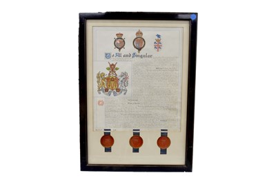 Lot 300 - London and Lancashire Insurance Company Limited Grant of Arms