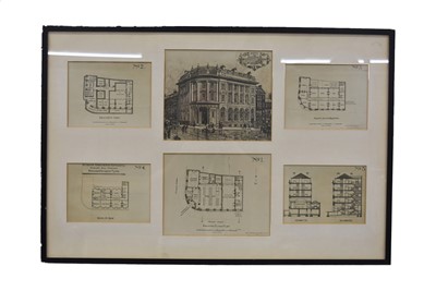 Lot 311 - The Alliance Assurance Company hand drawn sketch
