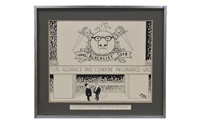Lot 318 - A Jak (Raymond Allen Jackson 1927-1997) cartoon