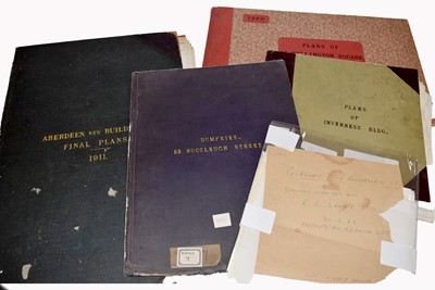 Lot 331 - A collection of plans for Scottish buildings