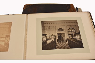 Lot 339 - Two bound volumes of photographs relating to two Sun Alliance buildings