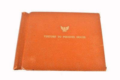 Lot 345 - Phoenix House Visitors Signing in Book