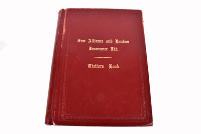 Lot 351 - Sun Alliance and London Insurance Ltd Visitor Book