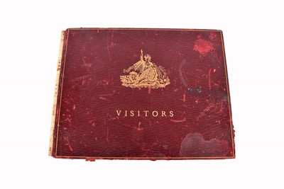 Lot 352 - London Assurance Office Visitors Book