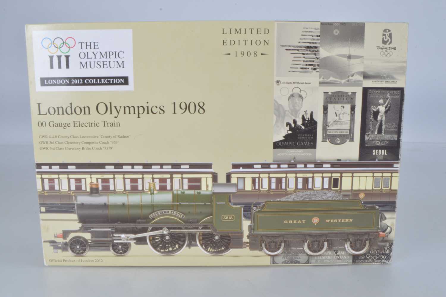 Lot 19 - Hornby (China) boxed 00 Gauge Limited Edition R2980  London Olympics 1908 Train Pack