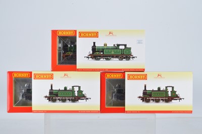 Lot 115 - Hornby (China) boxed 00 Gauge SECR green 0-4-4 and 0-6-0 Tank Engines (3)