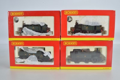 Lot 124 - Hornby (China) boxed 00 Gauge GWR green  0-6-0  and 0-4-2 Tank Locomotives (4)