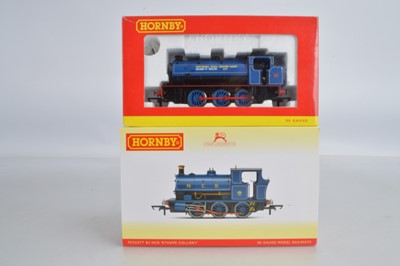 Lot 125 - Hornby (China) boxed 00 Gauge NCB blue Peckett and J94 0-6-0 Tank Engines (2)