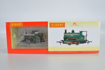 Lot 128 - Hornby (China) boxed 00 Gauge R3428 Manchester Ship Canal green Peckett W4 No 654 'Alexandria'  0-4-0 Tank Locomotive