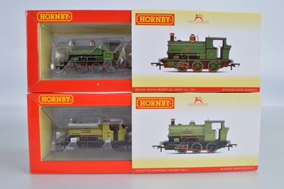 Lot 129 - Pair of Hornby (China) boxed 00 Gauge Peckett B2 0-6-0 Tank Locomotives (2)