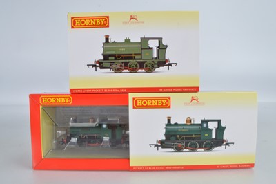 Lot 130 - Pair of Hornby (China) boxed 00 Gauge Peckett B2 0-6-0 Tank Locomotives (2)