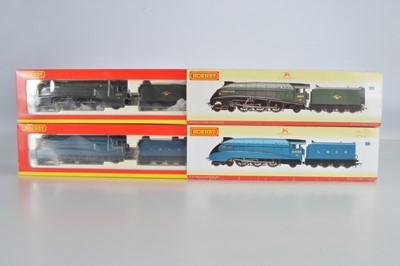 Lot 138 - Hornby (China) boxed 00 Gauge Class A4 LNER and BR Locomotives and Tenders (2)