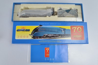 Lot 142 - Hornby (China) boxed 00 Gauge 70 Years of Hornby 1938-2008  R2688 LNER blue Class A4 4498 'Mallard' Locomotive and Tender