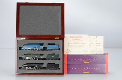 Lot 143 - Hornby (China) boxed 00 Gauge R3410, R3532 and R3280 'Sir Ralph Wedgwood' Class A4 Triple Set